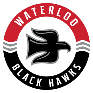 Waterloo Black Hawks Logo